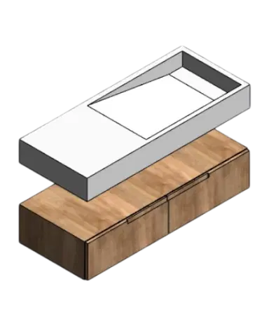 Countertop with Integrated Sink | families image