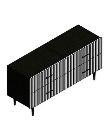 Crimped Dresser