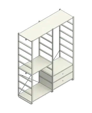 Elvarli Wardrobe Combination | families image