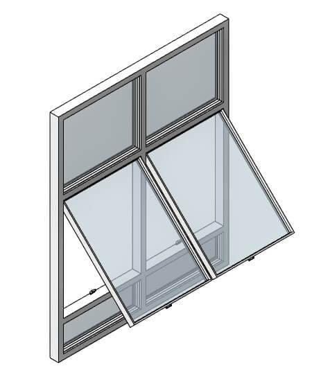 Awnings with Fixed Window