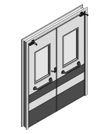 Porta de Giro - 2 Folhas - Airo PVC | families image