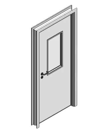 Porta Pivotante - 1 Folha - Airo PVC | families image