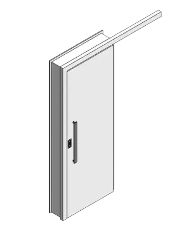 Kit Porta de Correr Lisa Sólida | families image