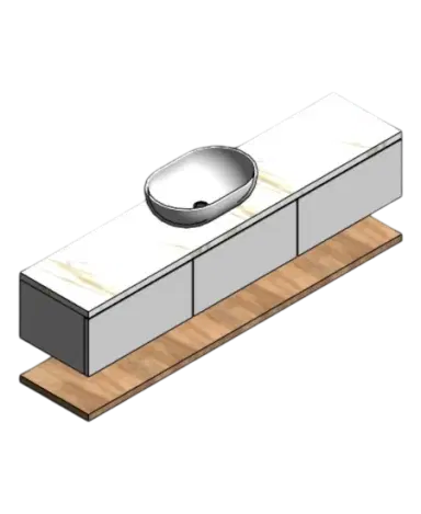 Cabinet with Vessel Sink | families image