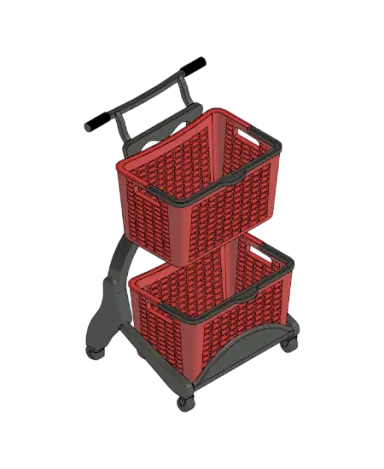 25L Shopping Cart | families image