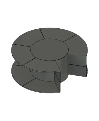 Round Fireplace | families image