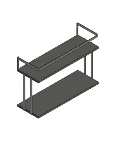 Loft Black Shelf | families image