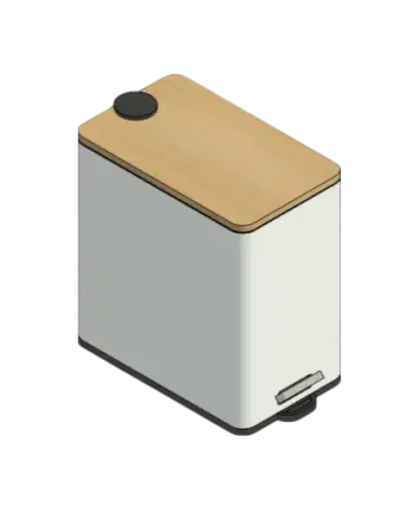 Rectangular Trash Can | families image