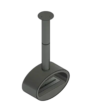 Apolo Suspended Fireplace | families image