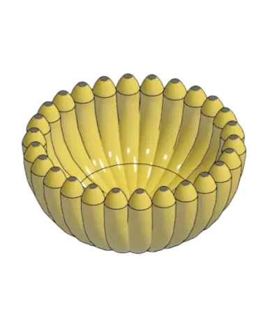 Banana-Shaped Fruit Bowl | families image