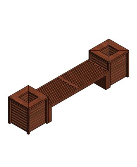 Banco Con Jardinera