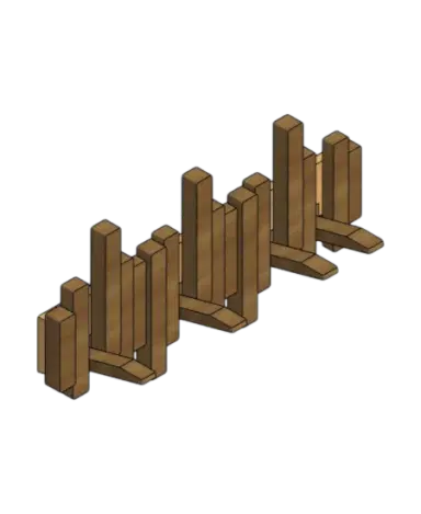 Piano Key Coat Rack | families image