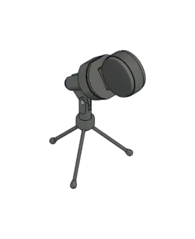 Microfone Condensador com Tripé | families image
