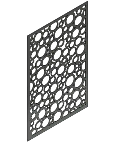 Jumbled Circles Panel | families image