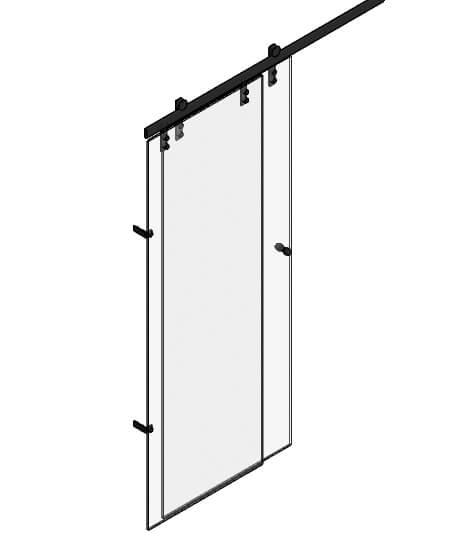 Frameless Sliding Door Shower Enclosure