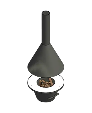 Orbit Suspended Fireplace | families image