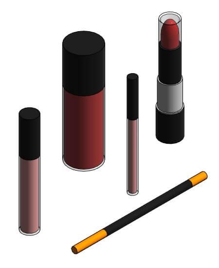 Kit de Maquiagem para Lábios