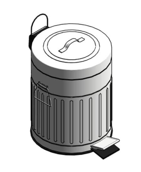 Boulevard Trash Can