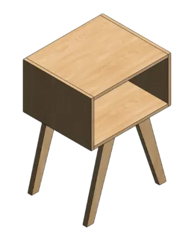 Natural and Colors Nightstand | families image