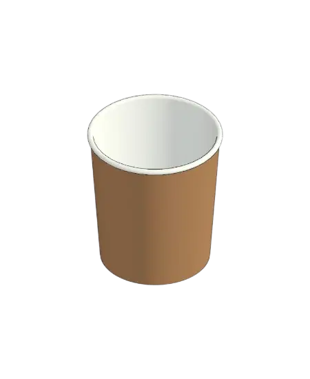 Vaso de Papel Kraft