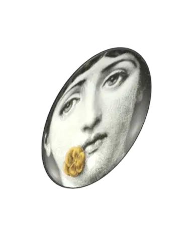 Fornasetti Gold Flower Wall Plate | families image