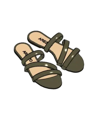 Double-Strap Flat Sandals | families image