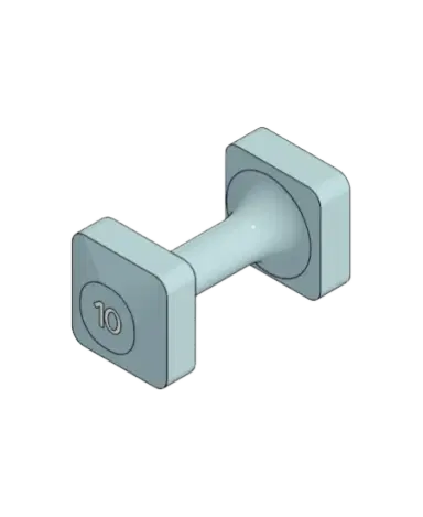 Pair of Square Dumbbells | families image