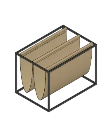 Domino Magazine Rack | families image